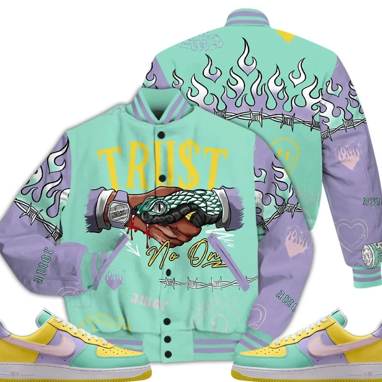 Yellow Pulse Hydrangeas Emerald Pink 2026, Air Force 1 Low Easter Outfits Varsity Jacket, Snake Trust No One Sneaker Matching Shirts