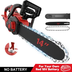 14" Brushless Chainsaw Tool for Milwaukee M18 Battery – 14 Inch Heavy Duty Cordless Electric Chainsaw for Tree Cutting, Storm Cleanup & Yard Work | Auto Oiler, Low Kickback | Battery Not Included