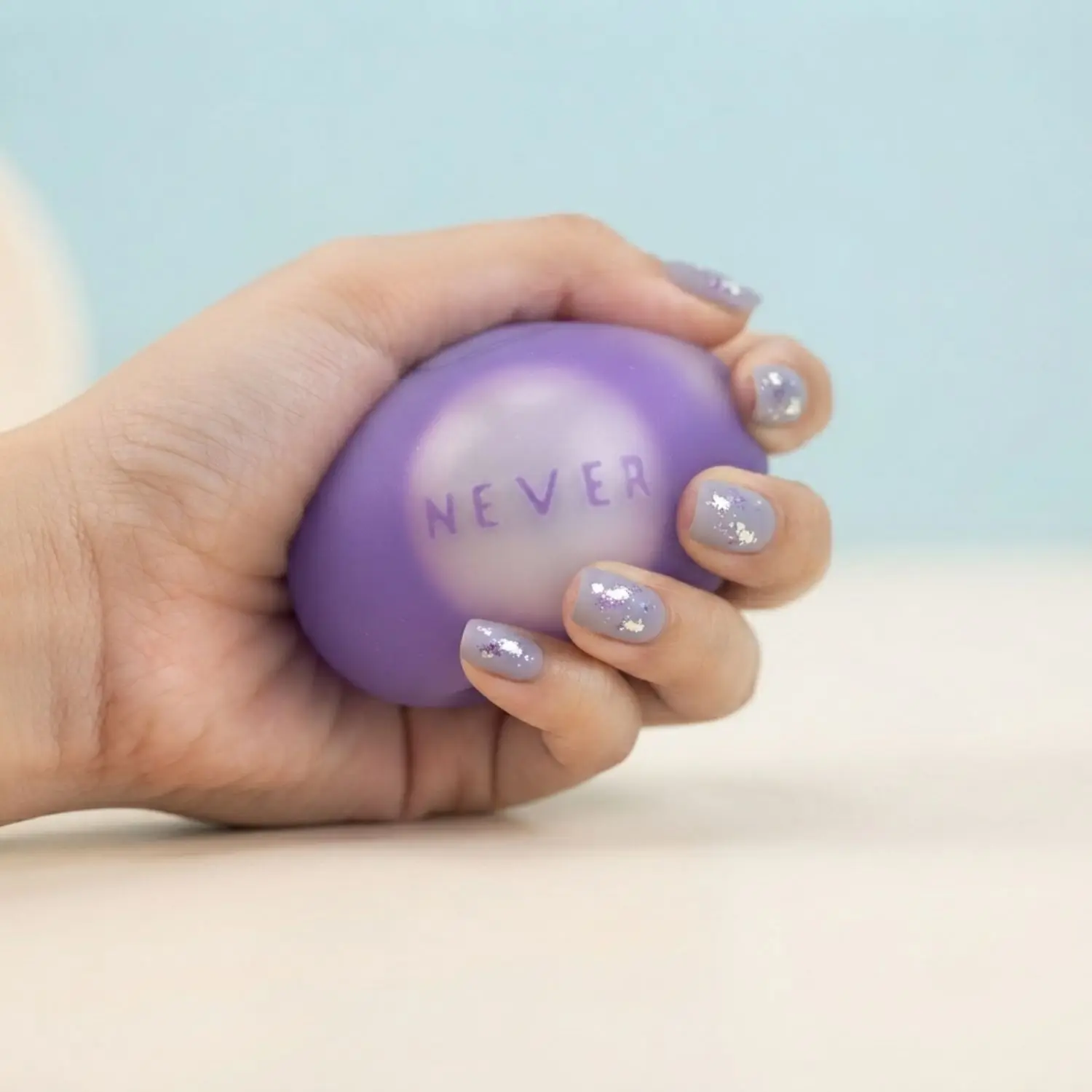 2 pieces in random colors, shipped together, multi-colored squishy balls with letters, pop-up toy