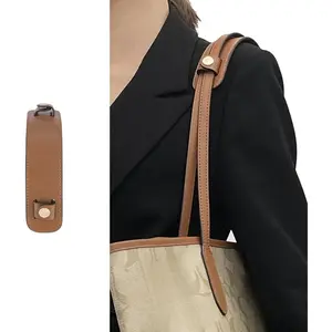 Ankes Conversion Kit: Non-Destructive Strap Attachment Microfiber Leather Shoulder Strap Pad, Detachable Replacement For Tote Bags, Compatible With Mollie25/City/Gallery/Signature Canvas Styles