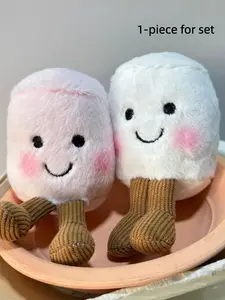 Cute marshmallow doll doll bag pendant keychain, suitable for daily wear, vacation and dating occasions, and also a surprising and exquisite small gift