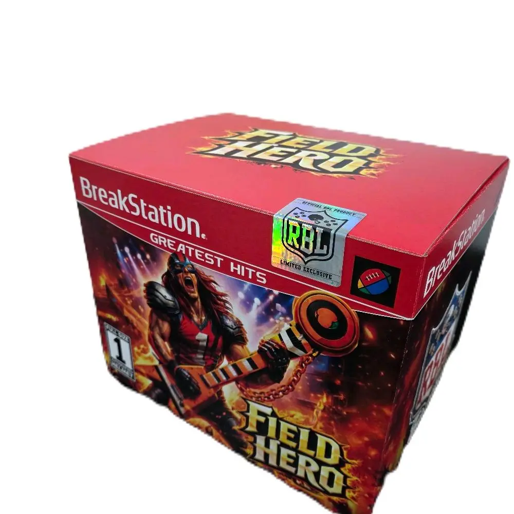 BreakStation Field Hero Autographed Helmet Collectible with COA