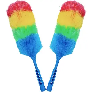 2 Pack Upgrade 19" Static Duster Beandable and Washable -  Fibers Bigger  Less Loss of Fiber Duster