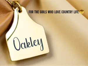 Custom Cow Tag Necklace – Western Farm Girl Personalized Jewelry