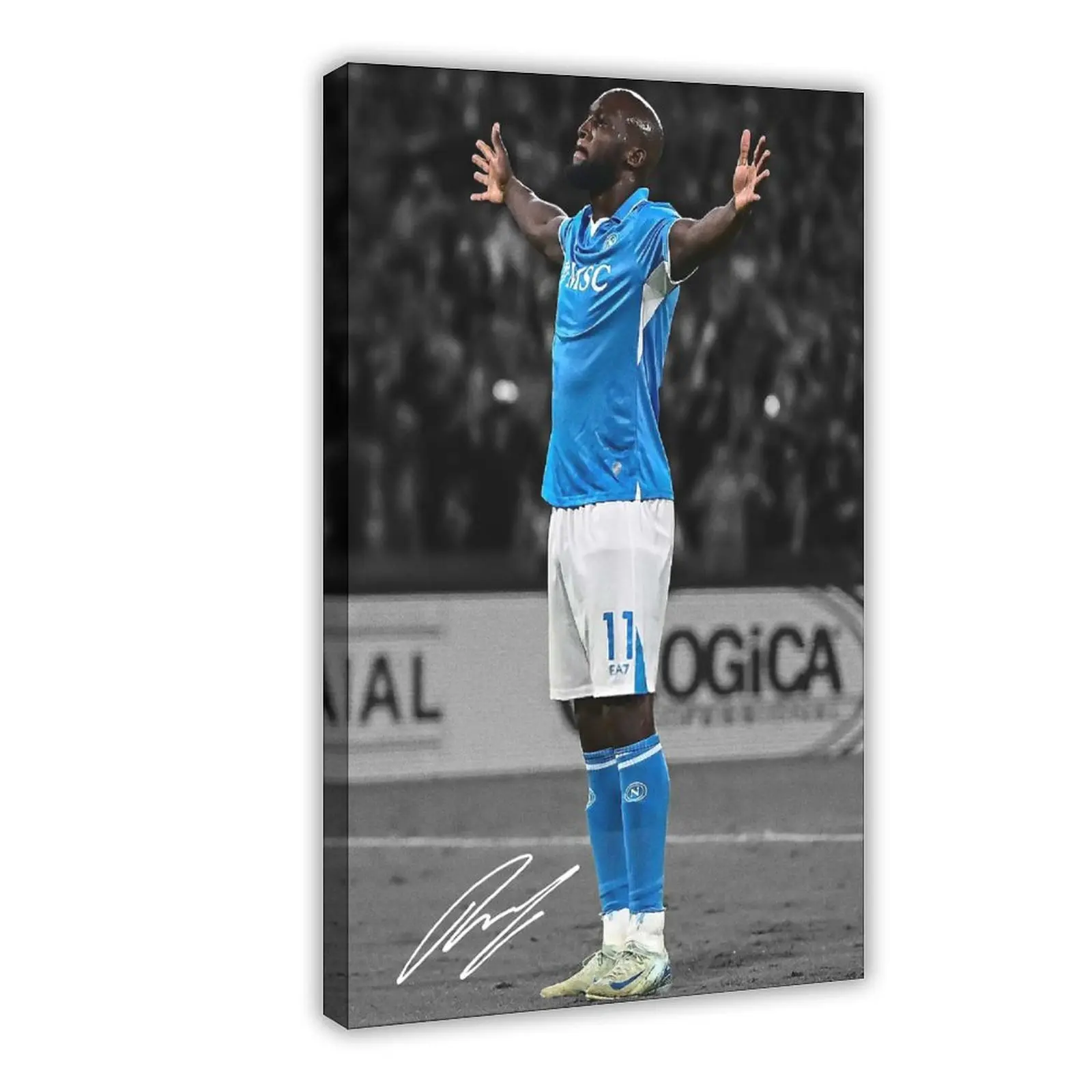 Football Romelu Lukaku Canvas Poster Wall Art Decoration For Home Bedroom Office Living Dorm Room Decor Boys Girls Gift