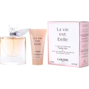 La Vie Est Belle Set-L'eau De Parfum Refillable Spray 1.7 Oz & Body Lotion 1.7 Oz (Travel Offer) For Women
