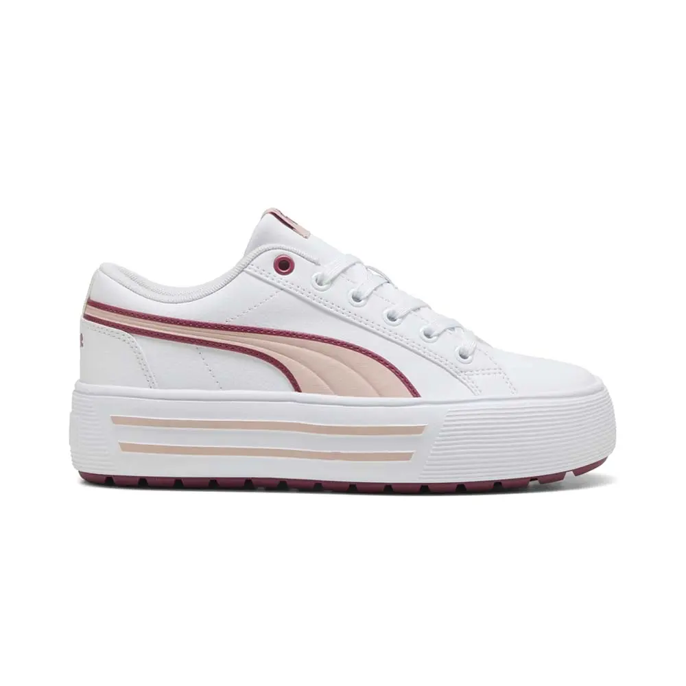 PUMA Womens Kaia 2.0 Platform Sneakers Shoes Casual - White PUMA Womens Kaia 2.0 Platform Sneakers Shoes Casual - White