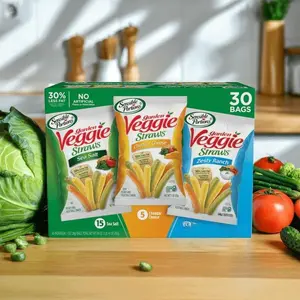 Sensible Portions Garden Veggie Straw, Variety Pack, 30 pk.