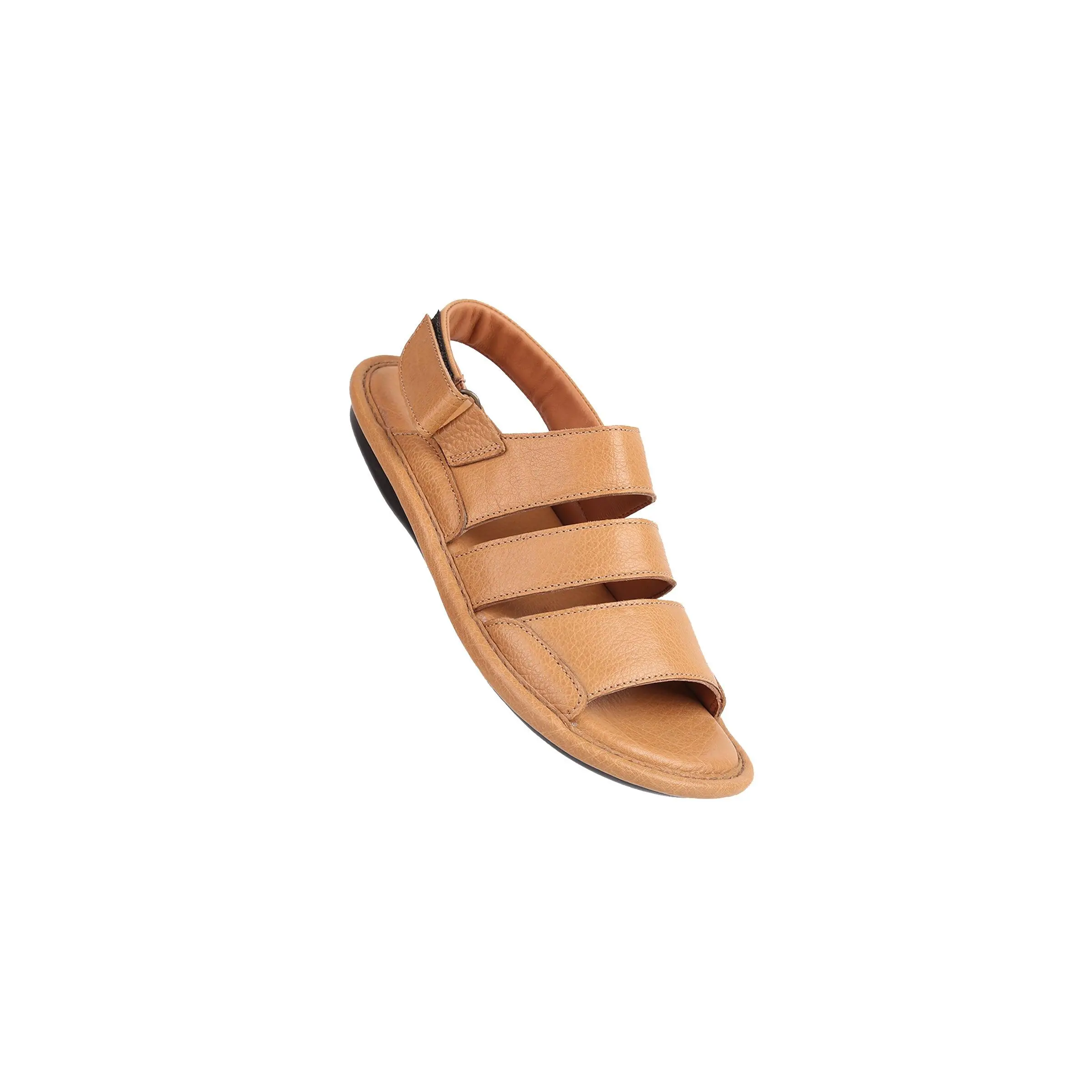 Rowen Mens Buffalo Nappa Leather Sandal Tan
