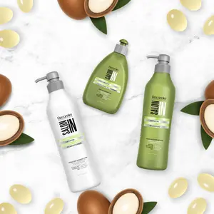 Keratin Ultra Force 3-Piece Set – Shampoo + Conditioner 33.8 fl oz each + Leave On Treatment 10.1 fl oz | Strength & Repair with Keratin & Argan Oil | Salt-Free, Cruelty-Free | For Damaged or Weak Hair