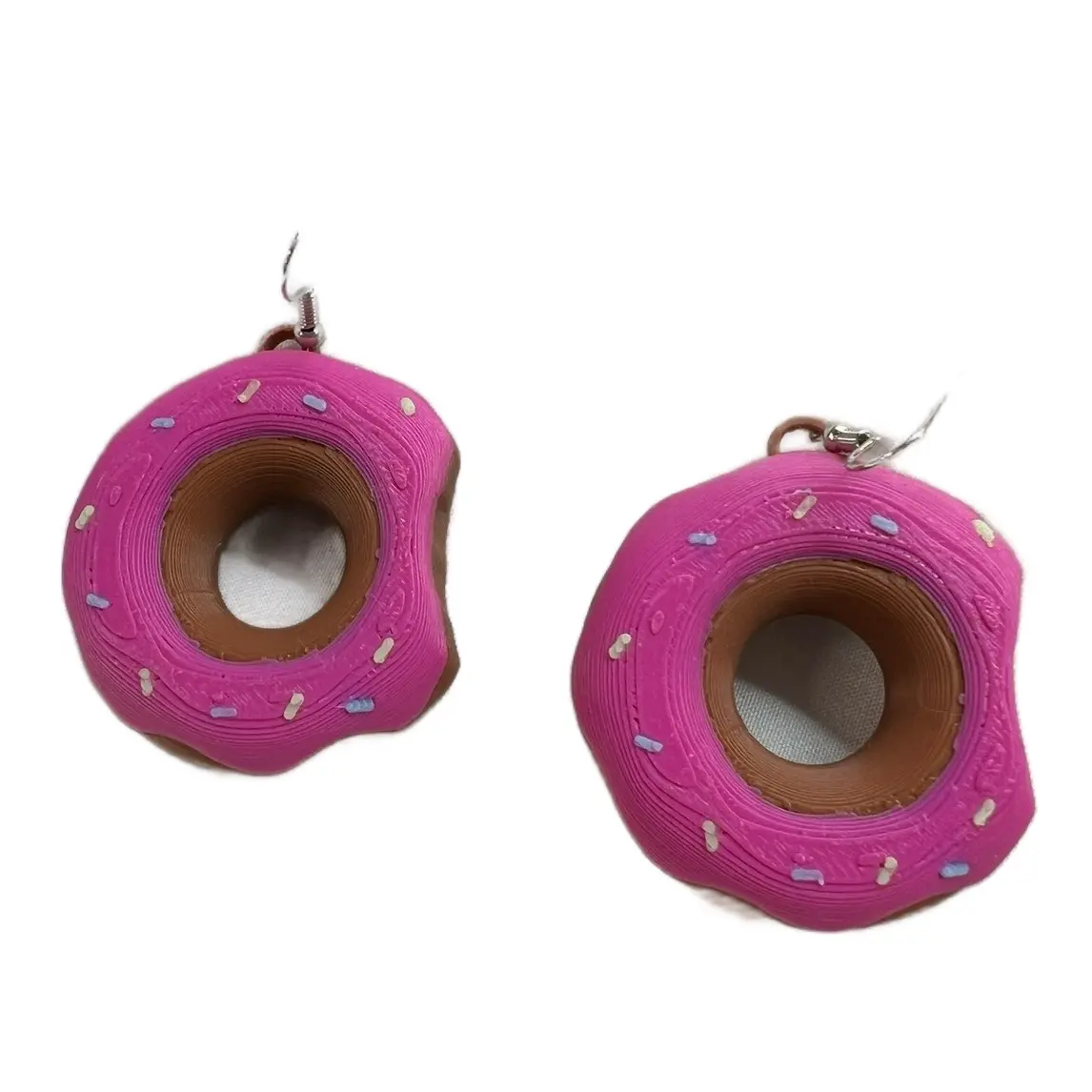Donut Pool Float Earrings - Unique Party Earring, Funky Design, Small Item, Fun and Trendy Jewelry