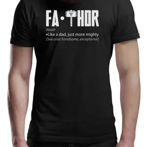 Fa Thor Funny Men's T-Shirt FaThor Fathers Day Gift Tee Shirt Top