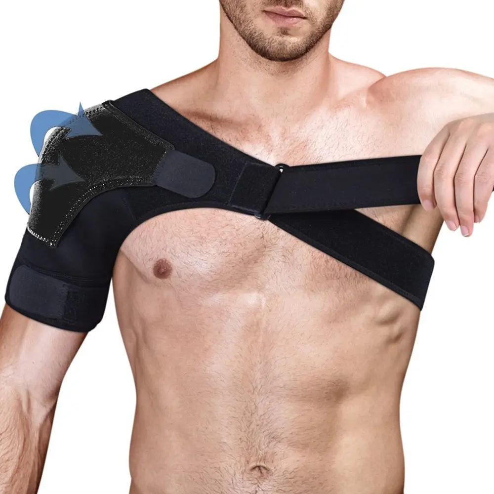 Shoulder Support Brace for Men & Women, Adjustable Shoulder Brace, Shoulder Posture Brace, Shoulder Corrector for Torn Rotator Cuff, Tendonitis, Dislocation, Right or Left, Shoulder Protector