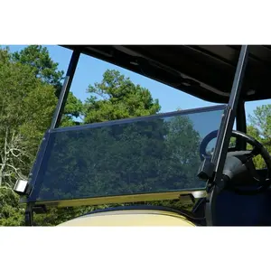 STEELENG Foldable Tinted Windshield for Club Car Precedent / Club Car Tempo Golf Cart