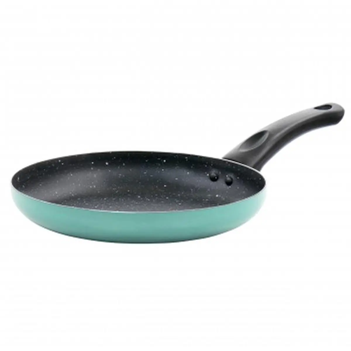 Oster 68493.01 9.5 in. Round Luneta Aluminum Nonstick Frying Pan, Teal, 2 lbs, with Heat-Resistant Handles, Ideal for Egg Cooking, Handwash-Only, Suitable for Serving