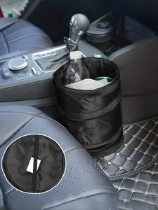 Car Trash Can, Car Seat Back Hanging Garbage Bag, 5.91x7.87 Inches, Car Waste Basket, Storage Bag, Car Interior Accessories, Car Organizers