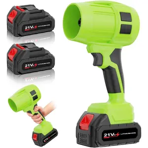 Turbo Jet Blower, Leaf Blower, Powerful Turbo Fan, Brushless Pure Copper Motor, Car Wash and Dryer, Handheld Snow Blower, Cordless Turbo Power Dust Collector, Home Renovation, Garden Maintenance