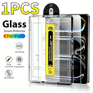 1 Piece Dust-Free Installation Tempered Glass for iPad A16 11th Generation 2025 Model 11inch Screen Protector 10inch 9inch 10th Generation Anti-Scratch Anti-Impact Full Coverage Protective Tablet Screen Protector