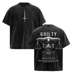 180g[100%cotton]Hiromi Higuruma T-Shirt – Vintage Washed Jujutsu Kaisen Deadly Sentencing Anime Graphic Tee, Judgeman Domain Expansion Manga Print, Oversized Soft Cotton Streetwear, Unisex Casual Apparel, Gift for JJK Fans