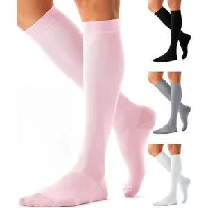 4 Pairs Compression Socks for Women Circulation-Best Support for Nurses,Running,Athletic,Travel