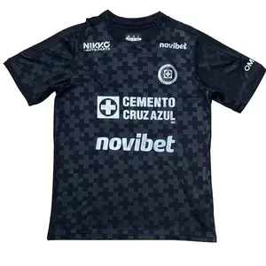 soccerjersey25-26 Mexican Leaque BlueCross Second Away Game Black FootbalJersey