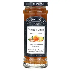 St. Dalfour Fruit Spread, Orange & Ginger, 10 oz (284 g)