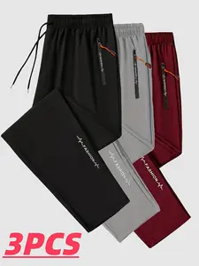 Men's casual pants, 3-piece set Menswear Trouser