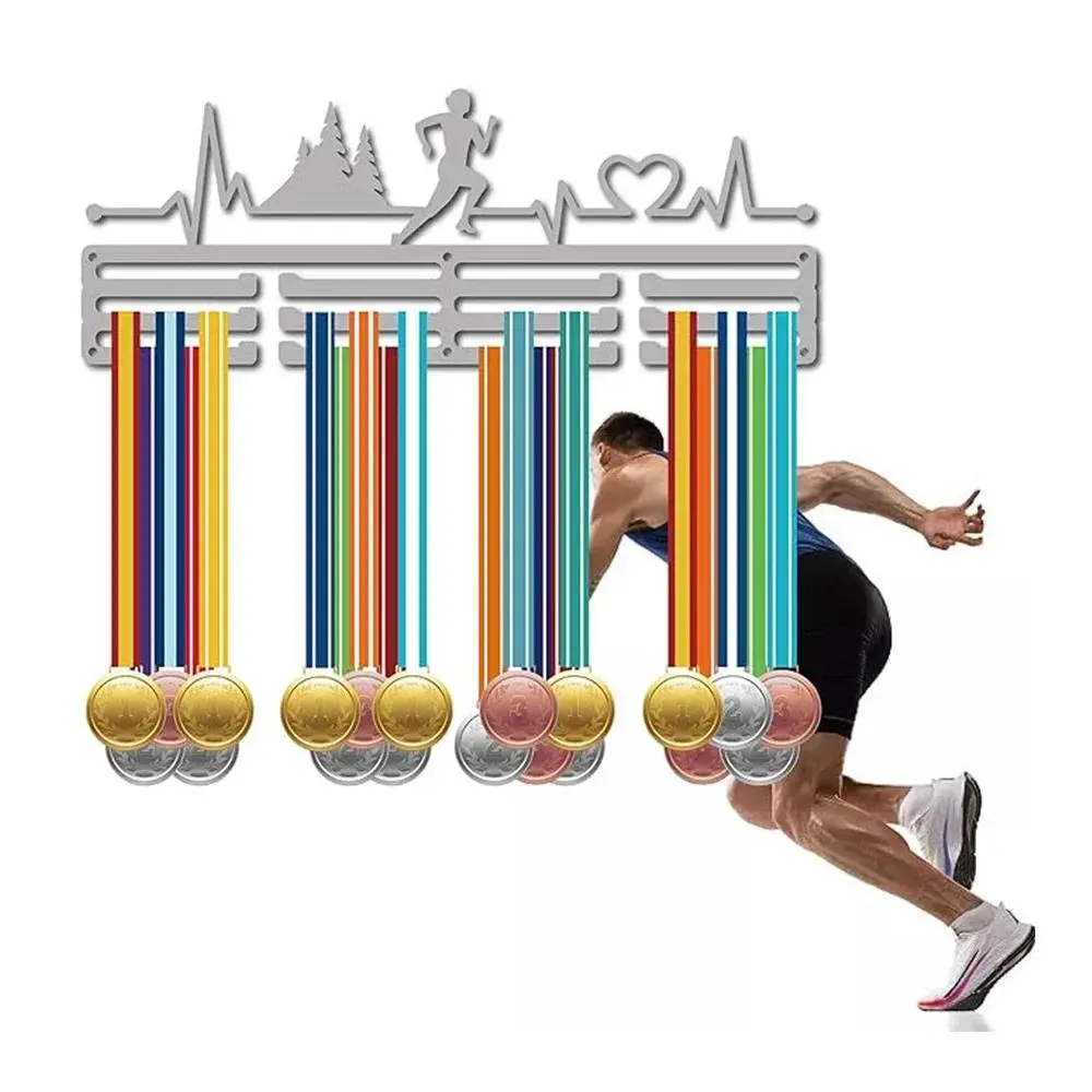 Iron Art Medal Hanger – Sporty Charm for Gymnastics and Swimming Medal Winners Wall Mounted Hanger, Wall Mount Hanger Hooks
