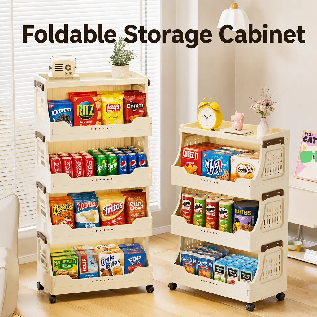 Rolling Storage Cart 3/4 Tier with Wheels, Slim Mobile Organizer Shelf for Kitchen Pantry, Bathroom & Bedroom, Space Saving Storage Rack for Small Spaces, Stackable Plastic Utility Cart entryway closet space-saving home organization need
