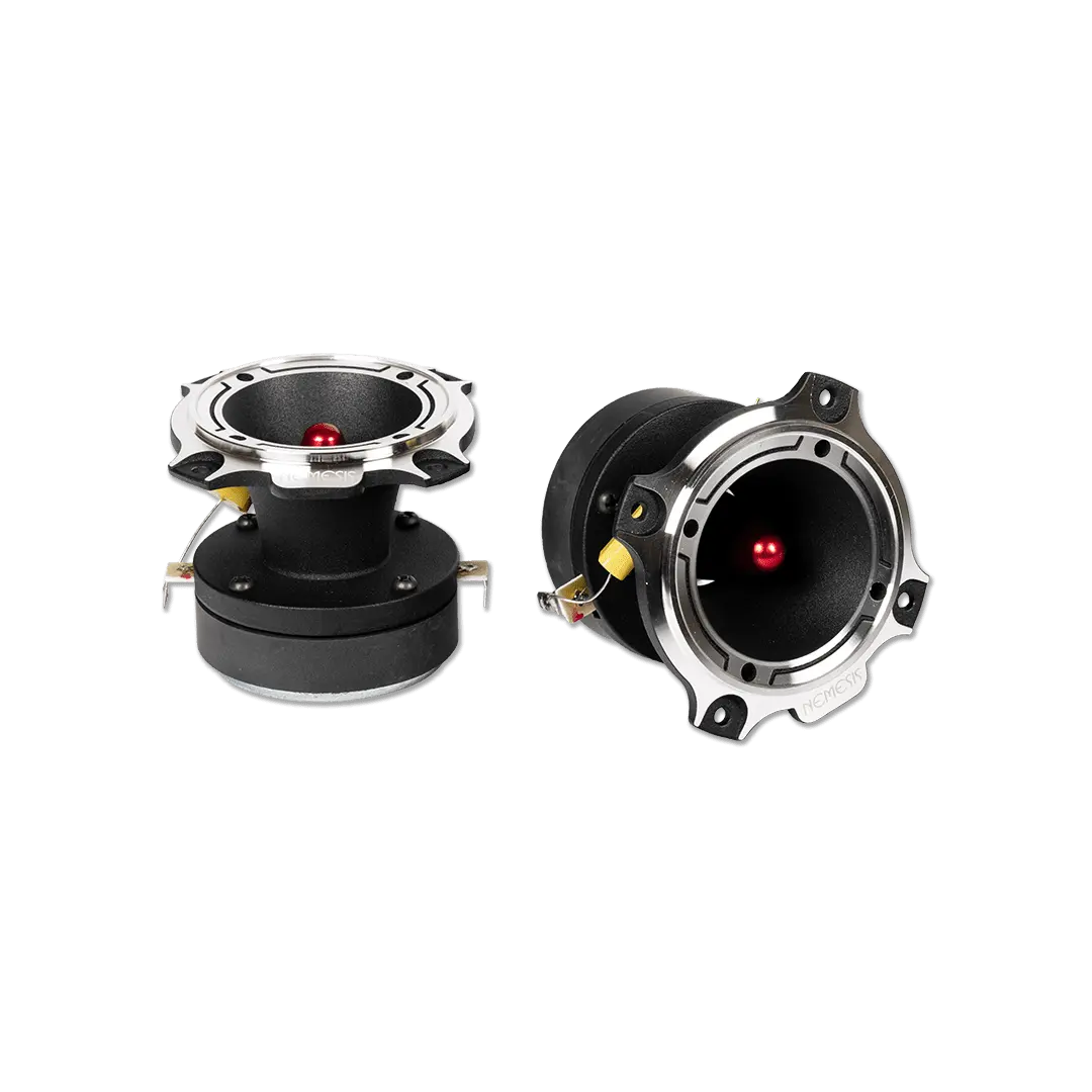 Nemesis Audio NA-TW45 3.75" 200W Pro Aluminum Super Bullet Tweeters with Capacitor Crossover (Pair)