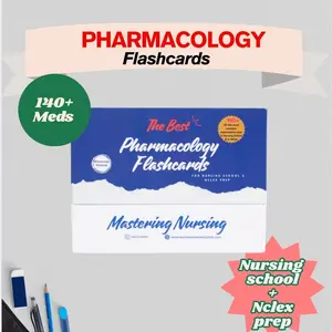 Pharmacology Flashcards for Nursing Students with Over 100 Tricks and Hacks Quick Review of 140+ Medications Portable Design for NCLEX Prep