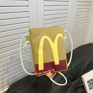 McDonald's Crossbody Shoulder Bag for Women Men Funny Phone Purse