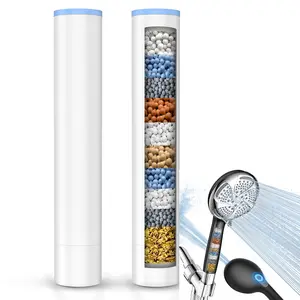 2 Pack Replacement Filters for Handheld Shower Head, for Hard Water Remove Chlorine and Harmful Substances