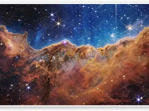 Home Decor Spirit NASA James Webb Space Telescope Cosmic Cliffs in the Carina Nebula NGC 3372 NIRCam Image Unframed Wall Art Print Poster Home Decor Decoration Artistic