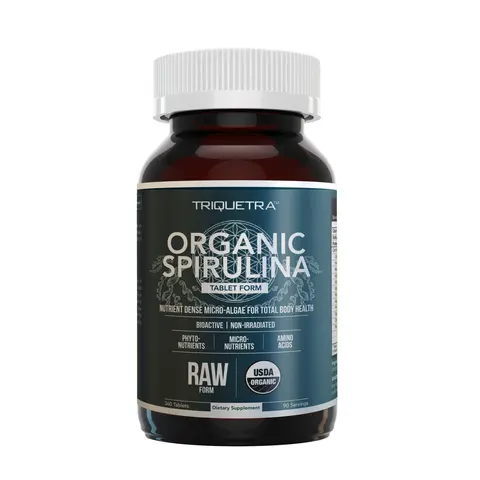 Organic Spirulina Tablets for Optimum Health and Dietary Supplement - Healthcare