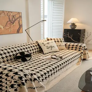 Checkered Sofa Blanket Washable Sofa Cover Decorative Protection Enhance Living Room Quality Multiple Colors Sizes Available Sofa Couch Covers