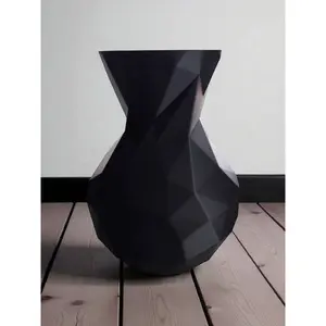 Minimalist Low Poly Polygon Vase – Modern Geometric Home Decor