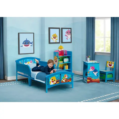 Baby Shark Plastic Toddler Bed