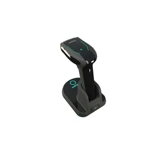 T-3030H Wireless 2D Barcode Scanner with Charging Cradle | Bluetooth & 2.4G USB Barcode Reader