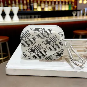 Football Club Logo Protective Case for Apple AirPods 1/2/3/4/pro/pro2, Tpu Material, Lightweight & Durable Design, Anti-Scratch Protection
