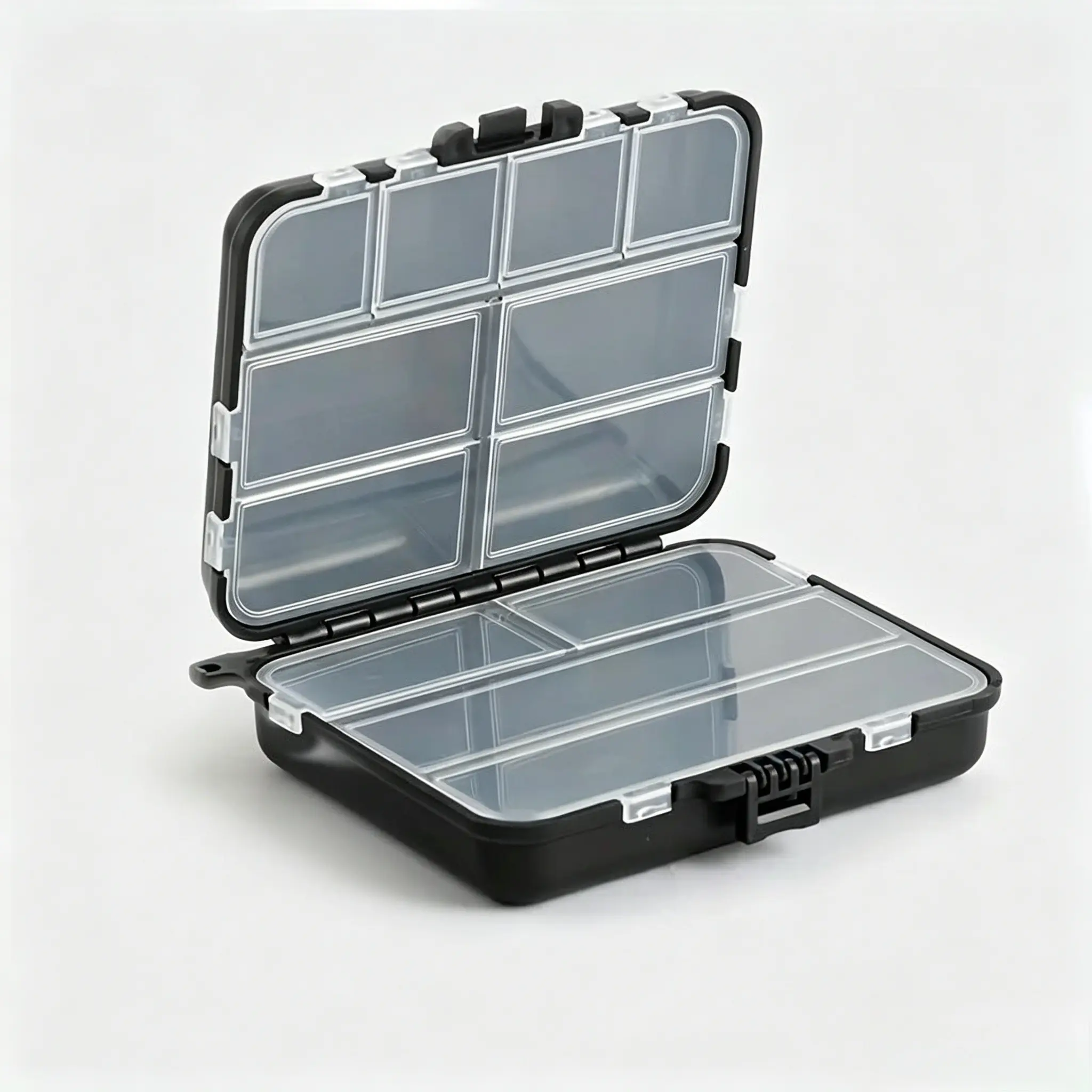 Double Sided Fishing Tackle Box, Tackle Organizer, Fishing Gear Box, 1 Count Multi-compartment Fishing Lure Storage Box, Multifunctional Storage Box for Fish Hook & Accessories, Gifts for Christmas, Valentine’s Day & Easter