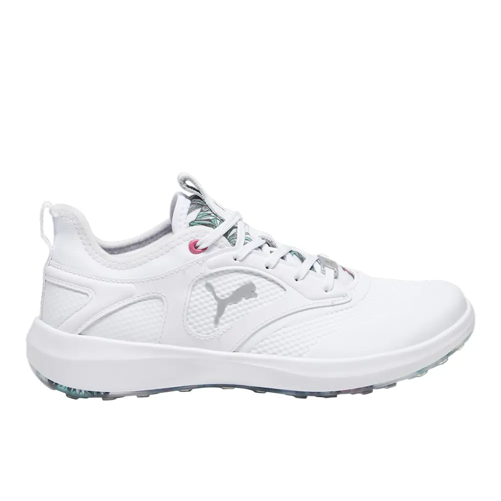 PUMA Womens X Palm Tree Crew Ignite Malibu Lace Up Sneakers Shoes Casual - White