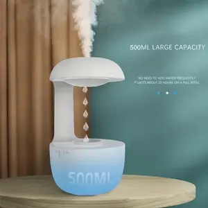 Antigravity Air Humidifier with Levitating Water essentialoildiffuser Organic Vapor