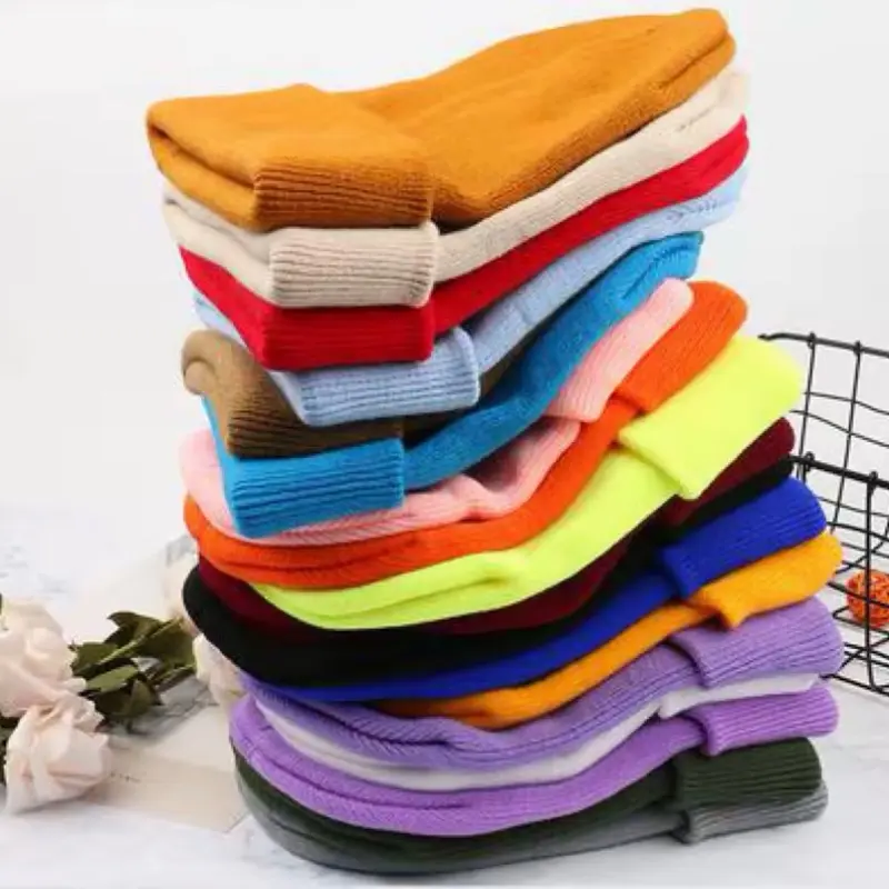 Sports & Outdoor Fitted Beanie Hat, Everyday Cozy Fit, Assorted Colors for All Seasons, Beanie Fitted