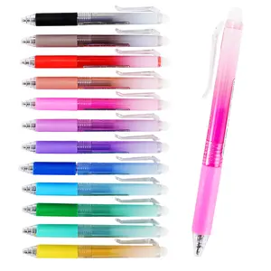 Multicolor Erasable Gel Pens, Retractable Colored Fine Point 0.7 mm, Quick-Drying, Comfort Grip Writing Pens for School, Office, Exams
