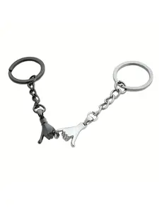 2Pcs Pinky Promise Practical Keychains for Couples, Valentine Gifts for Girlfriend Boyfriend Best Friends, Bff Friendship Keychains