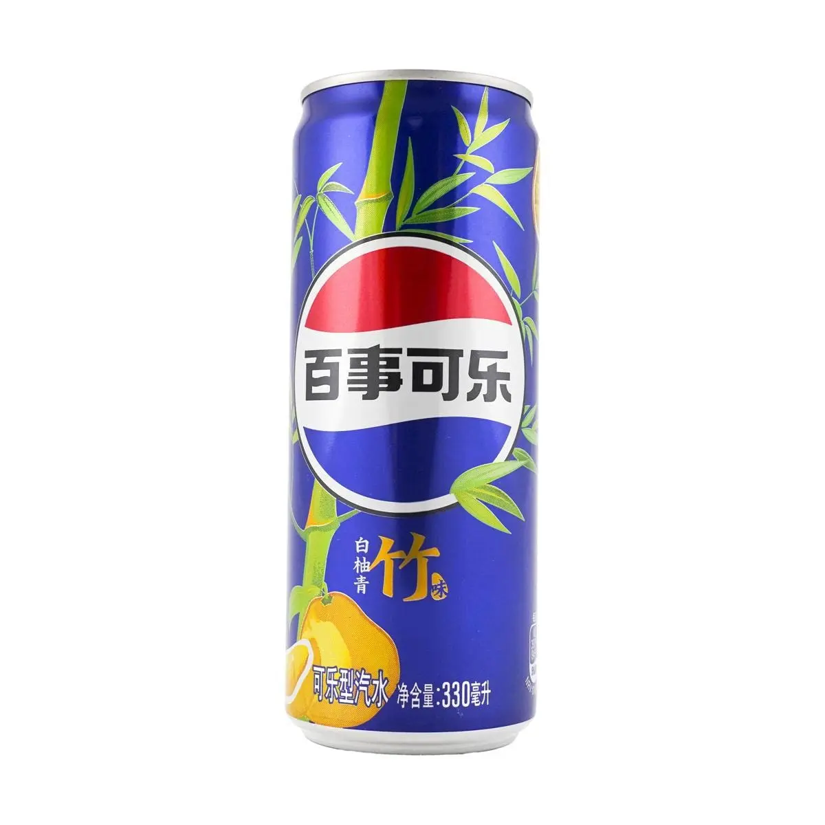 PEPSI Bai You Qing Zhu Flavor Sparkling Soda, White Pomelo Bamboo Drink, 330ml Cans, Mainland China Version PEPSI Bai You Qing Zhu Flavor Sparkling Soda, White Pomelo Bamboo Drink, 330ml Cans, Mainland China Version