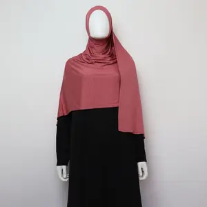 Premium Maxi Jersey Hijab - Dusty Pink