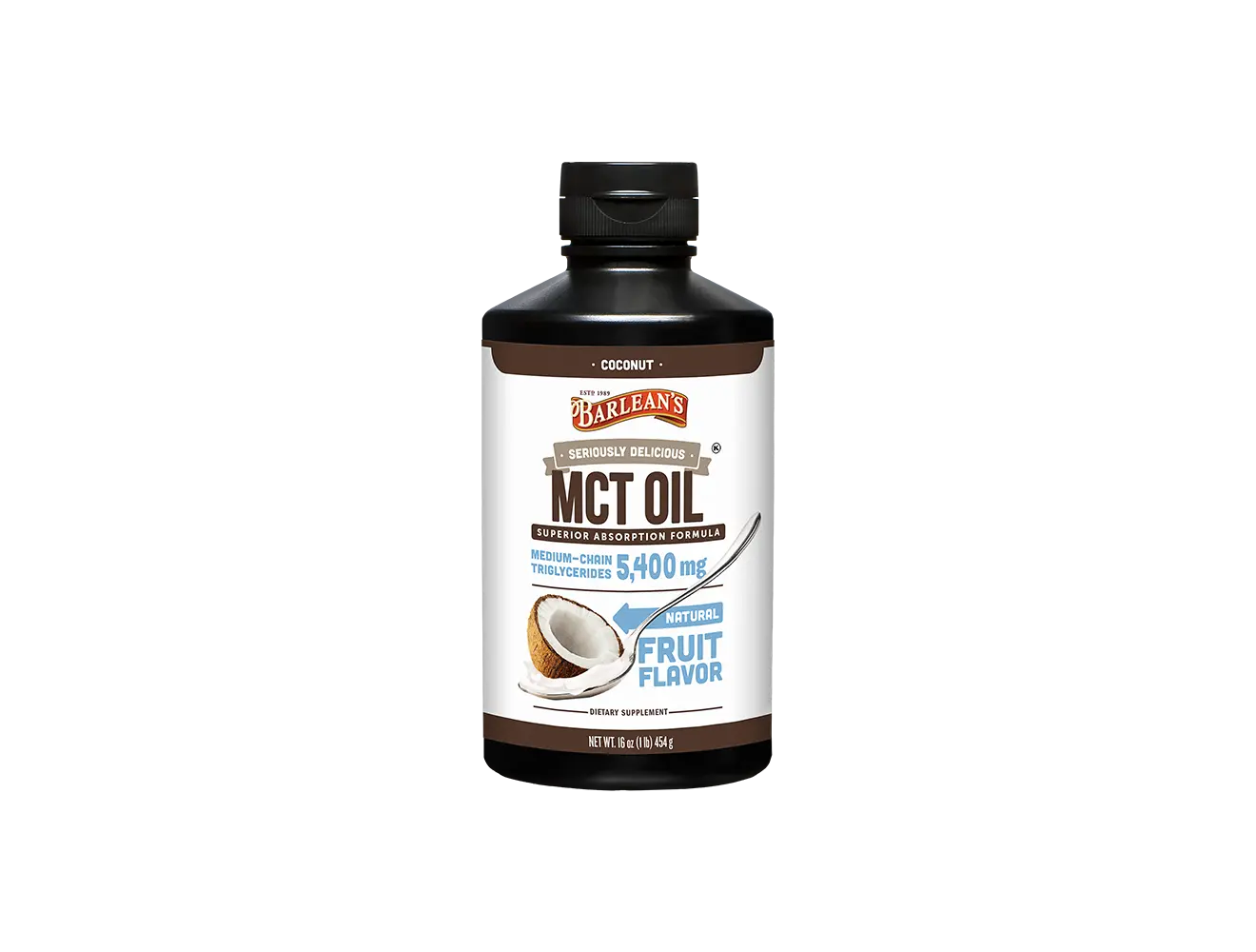 Barlean's MCT Oil Supplement, Coconut Flavored for Keto Coffee Healthcare Natural