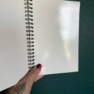 B6 Size Reusable sticker book - 5.04”x7.165” - 50 sheets/100 pages